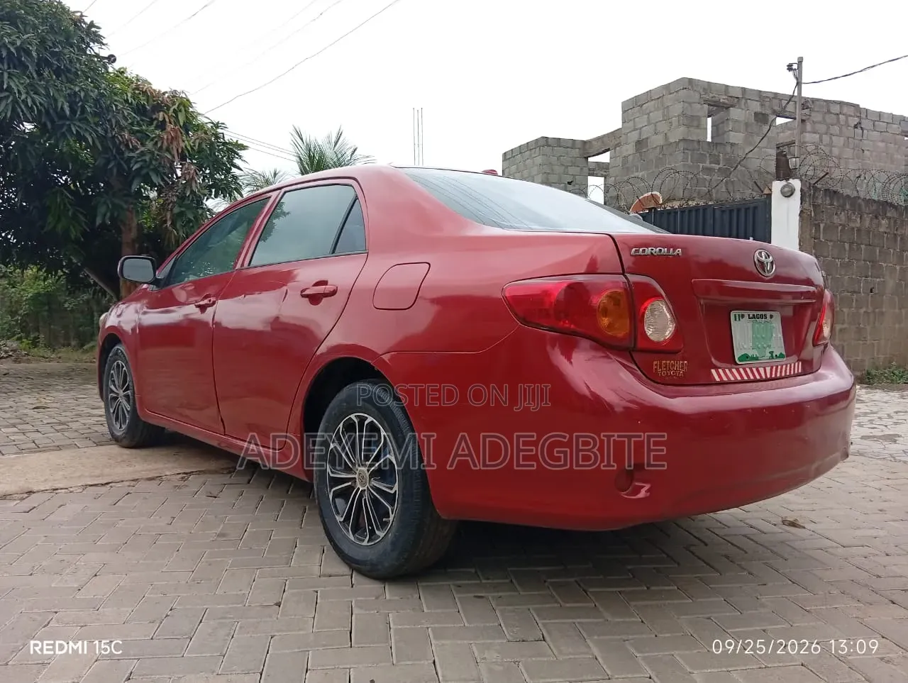 Toyota Corolla 2010 Red