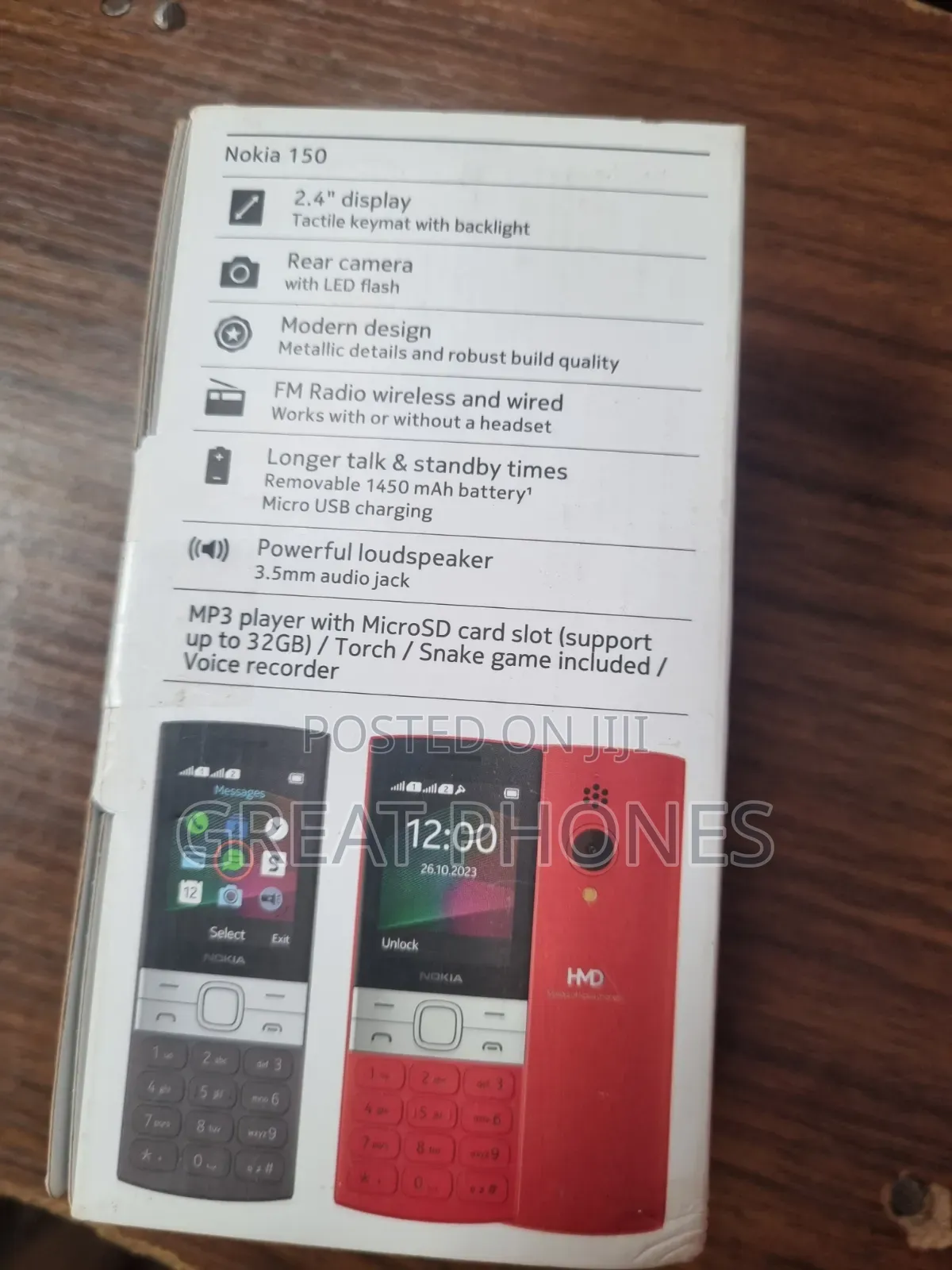 New Nokia 150 Black