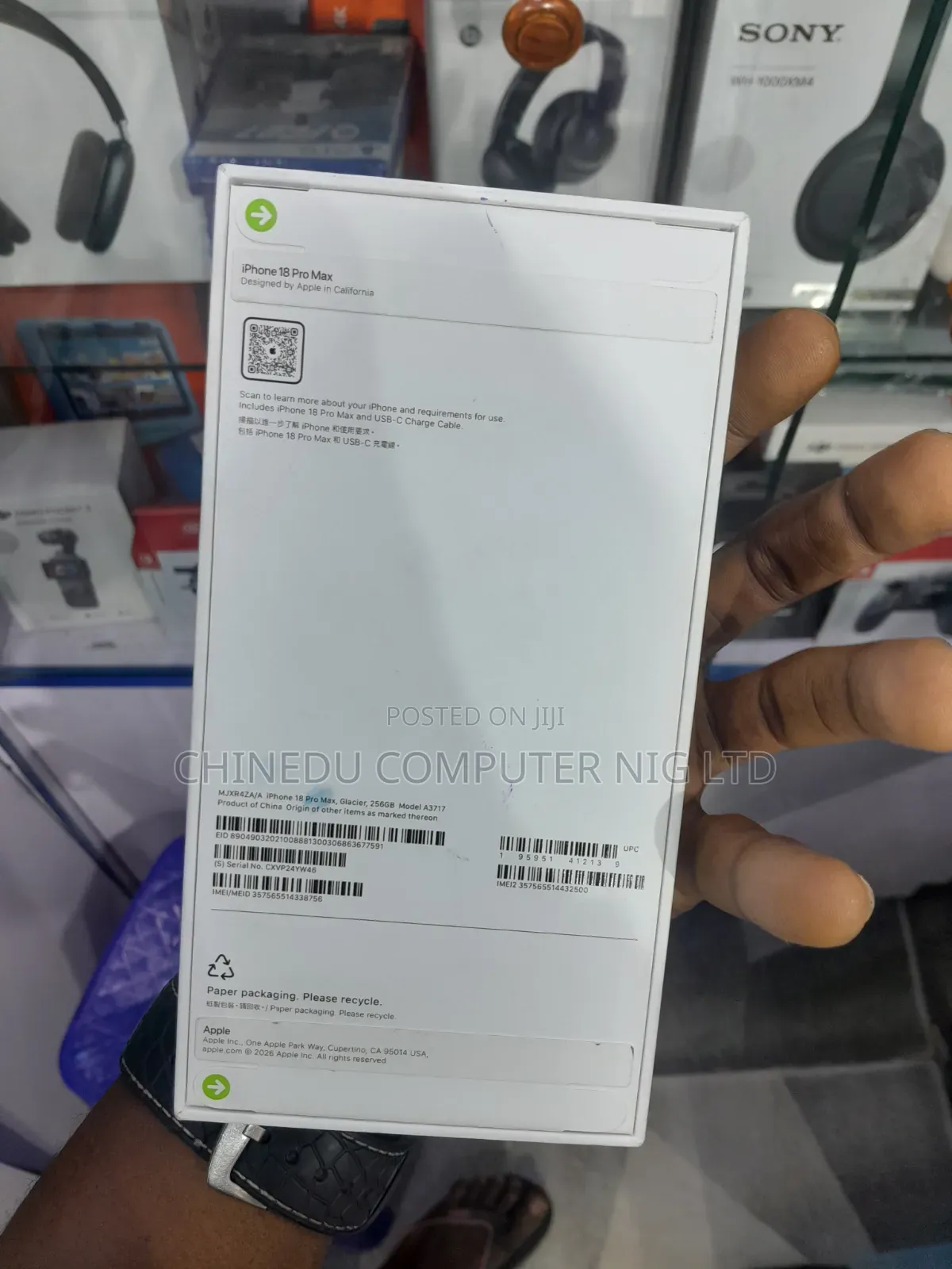 New Apple iPhone 18 Pro Max 256 GB Blue