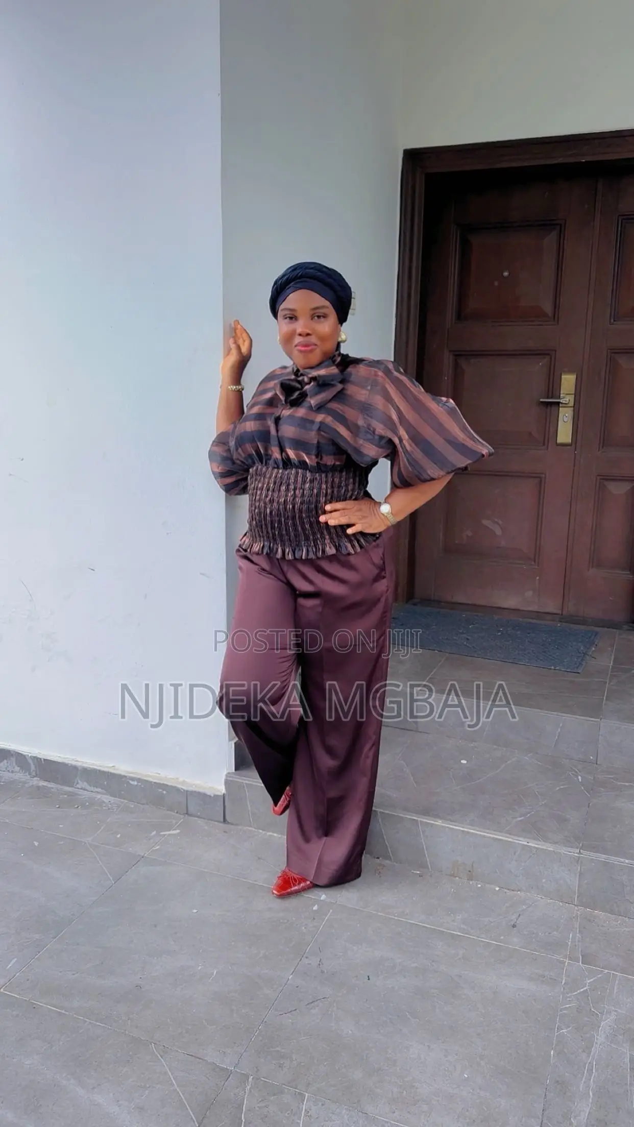 Chic Striped Statement Top Tailored Trousers – RTWbyJide