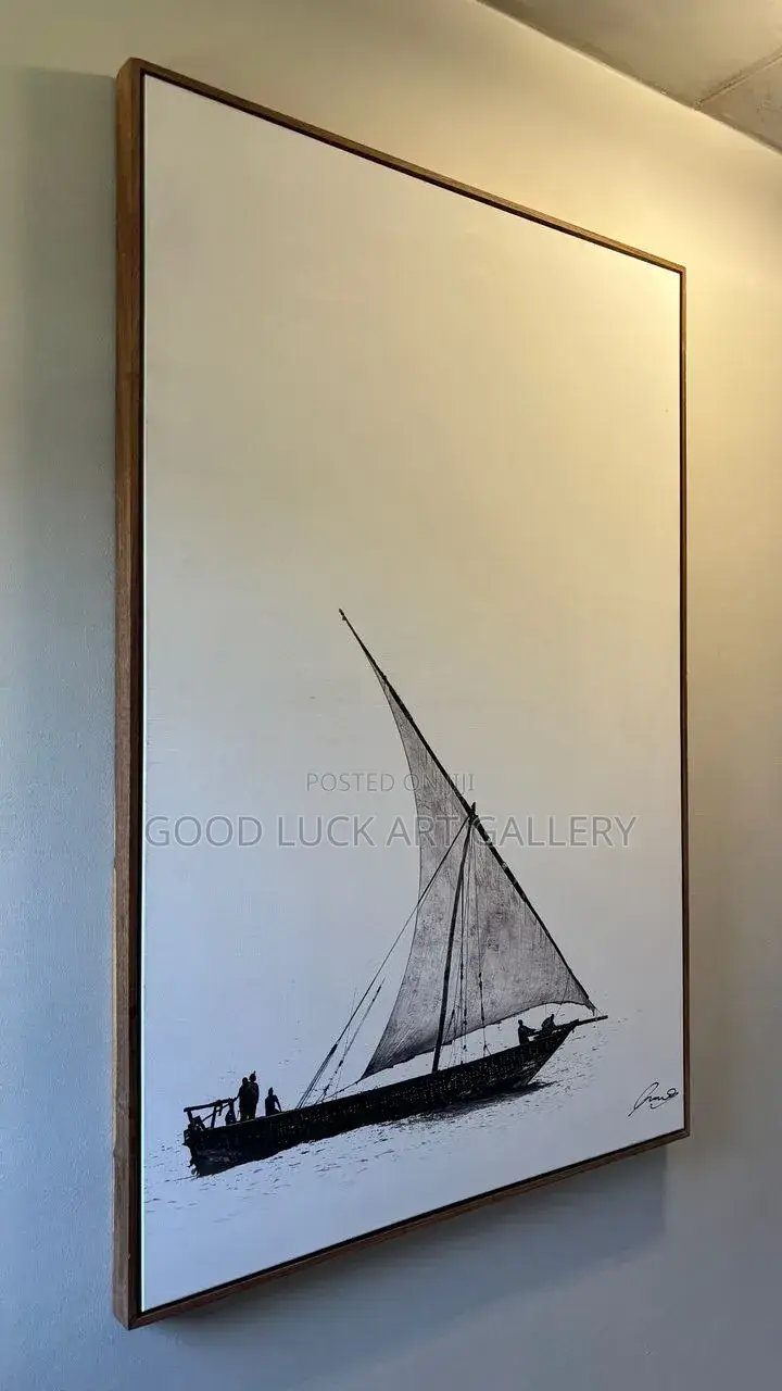 Vintage Sail Framed Canvas