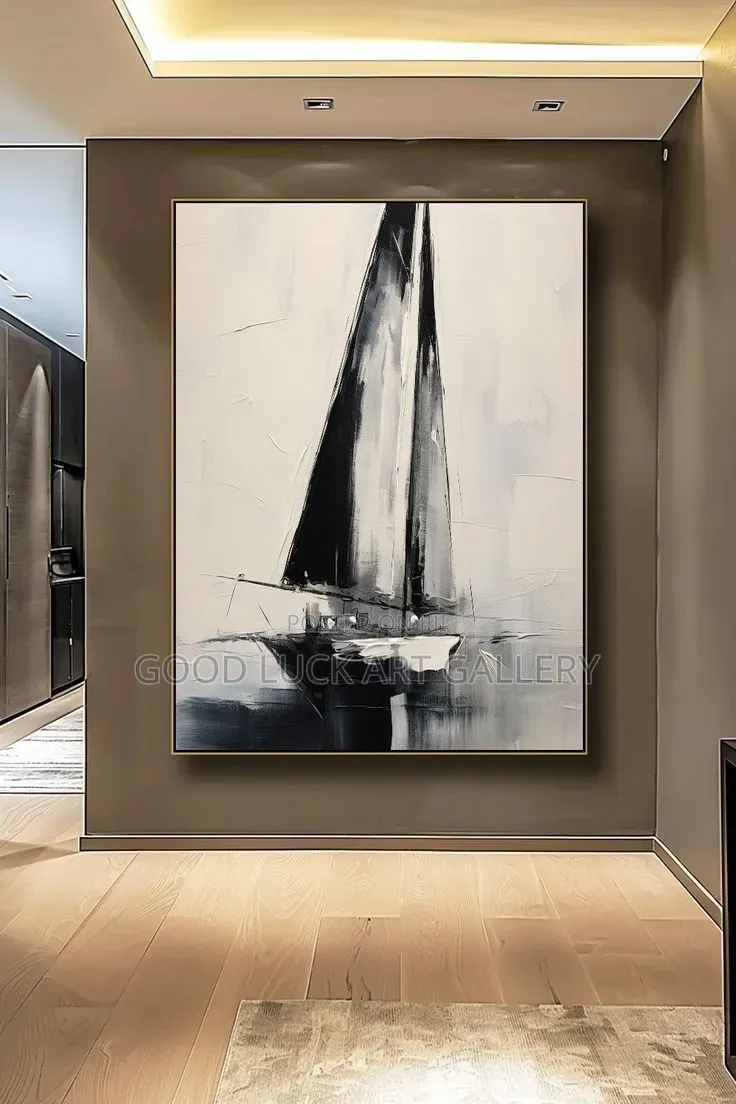 Vintage Sail Framed Canvas