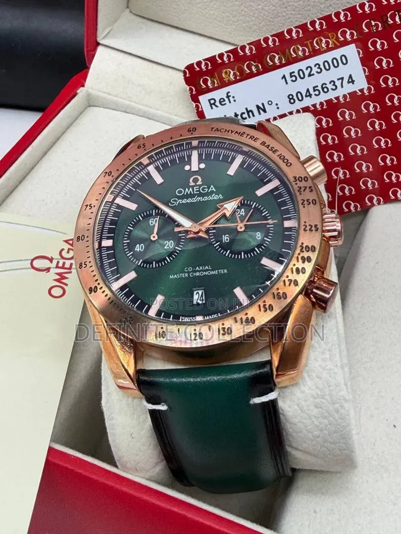 Omega Leather Wristwatch