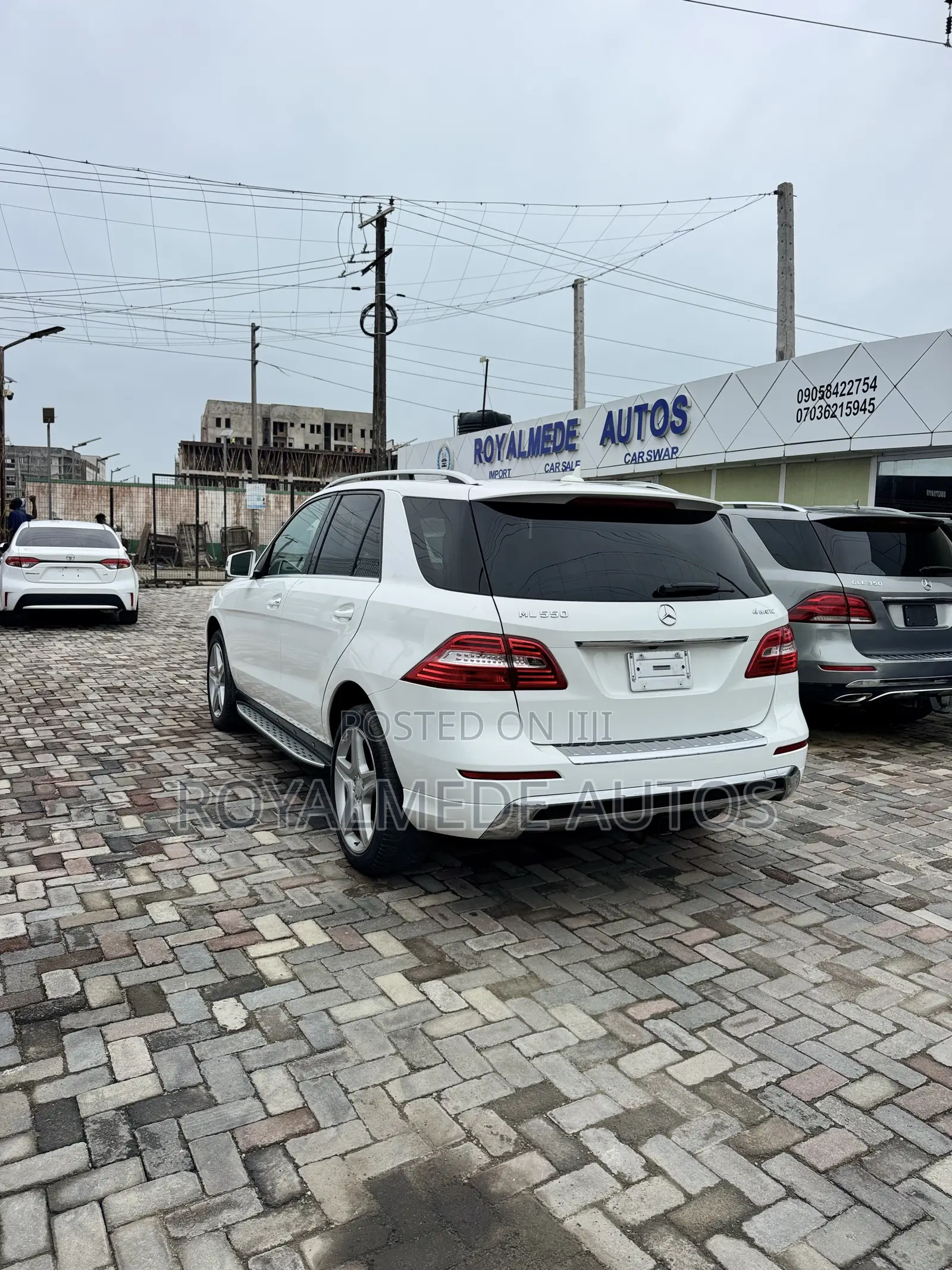 Mercedes-Benz M Class ML 550 4Matic 2013 White