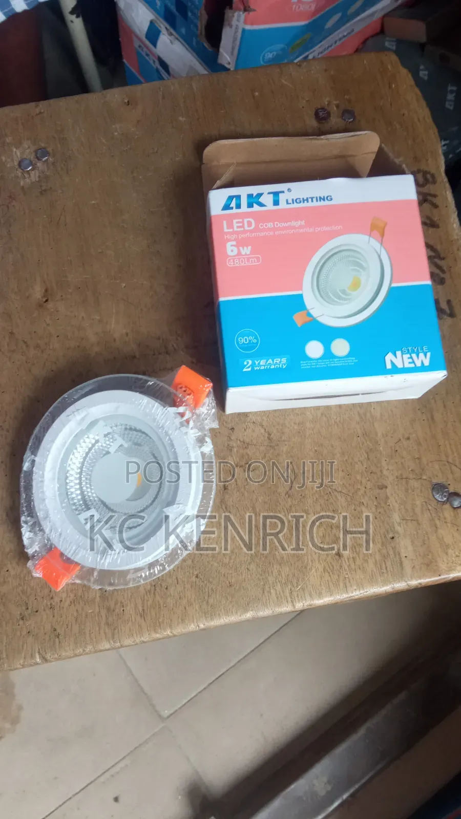 AKT Ceiling Spotlights 6 Wats, White and Warm