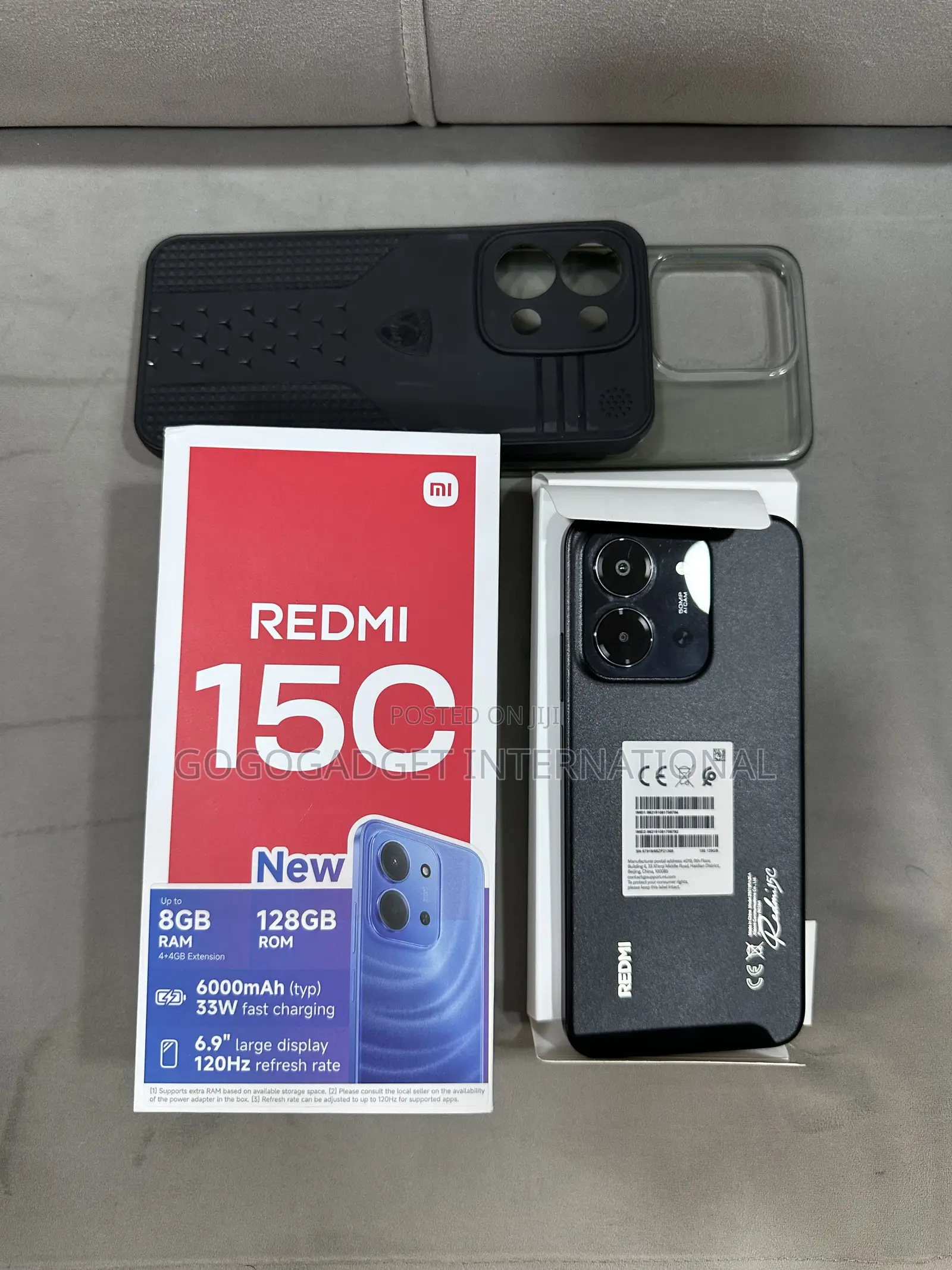 New Xiaomi Redmi 15C 4G 128 GB Black