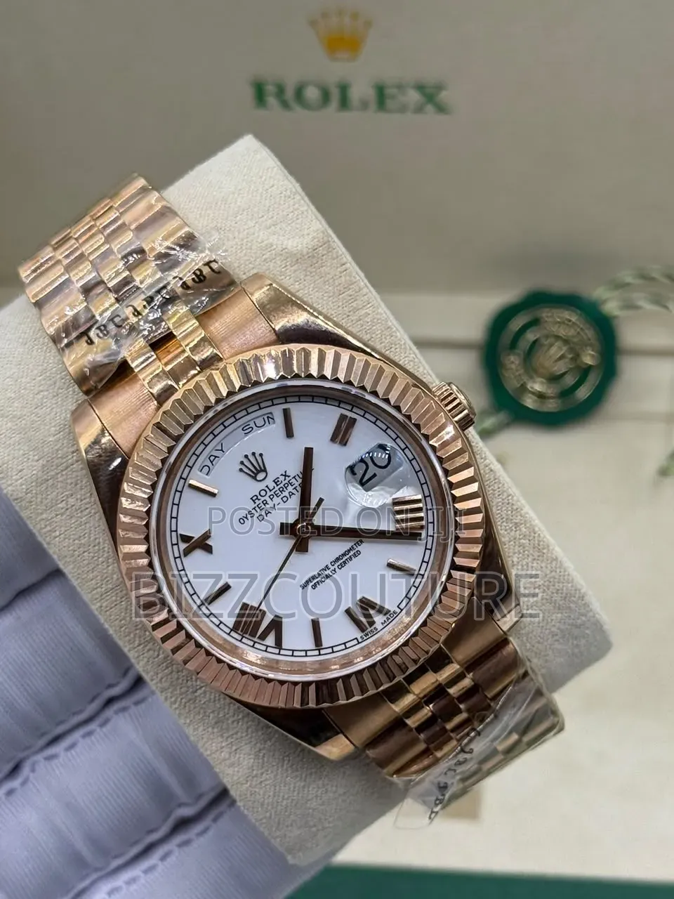 Original Grade Aaa Rolex Day-Date Gold Chain100% Authentic Guaranteed