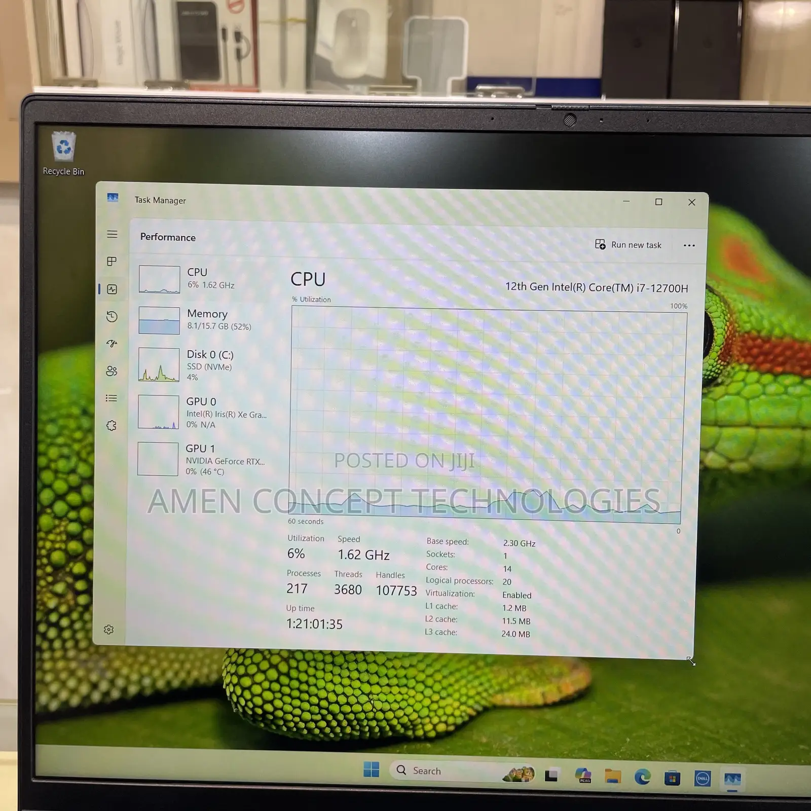 Laptop Dell Vostro 7510 16GB Intel Core i7 SSD 512GB