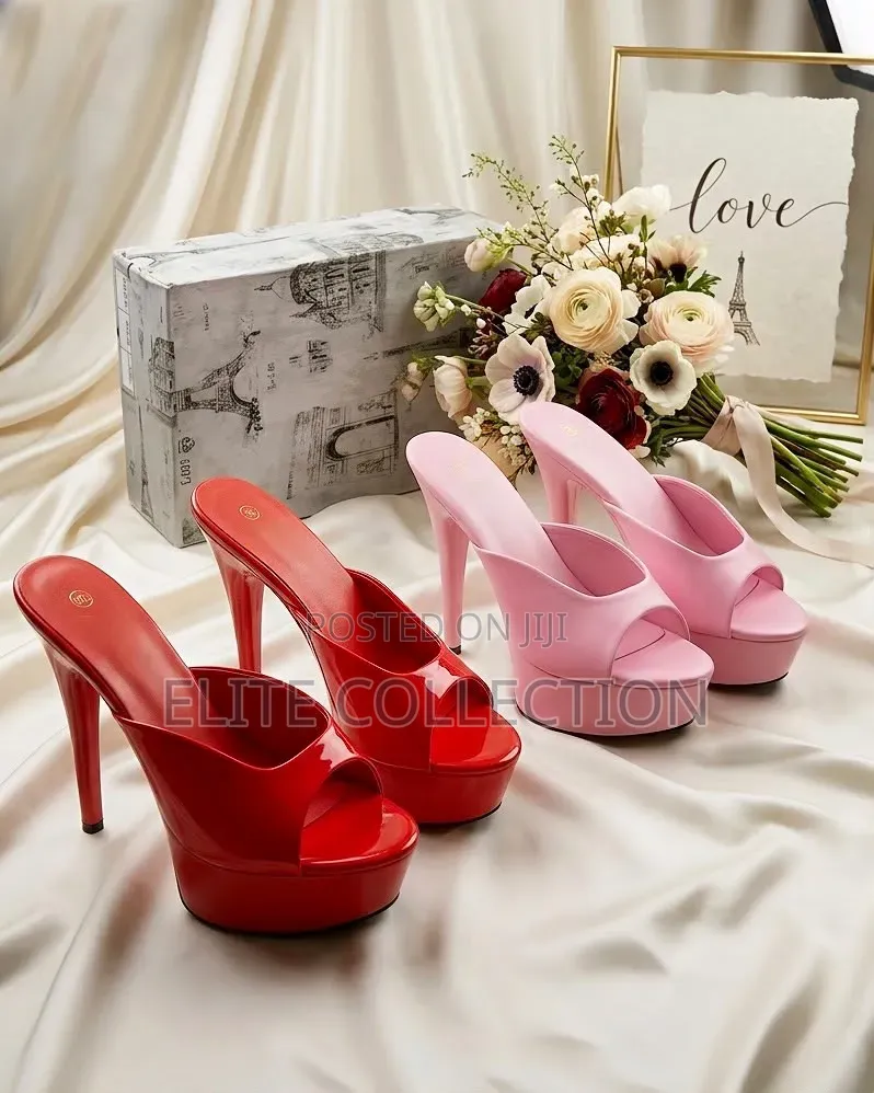 Luxury Pencil Heel Available in Colour Pink Fully Boxed Quality