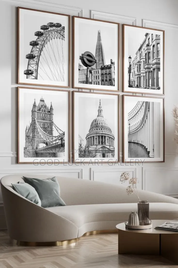 Set of Six Framed Art