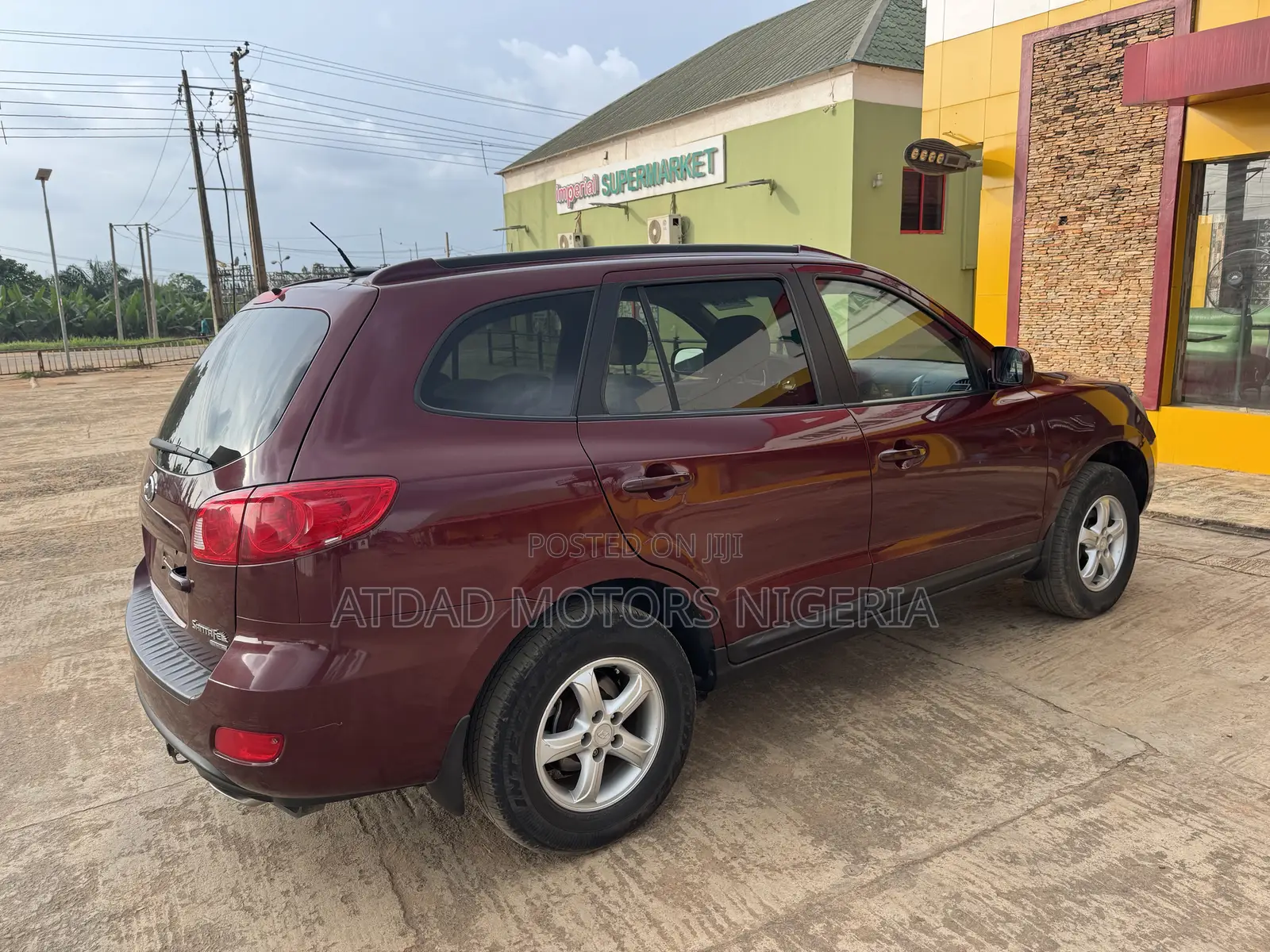 Hyundai Santa Fe 2.7 2008 Burgundy