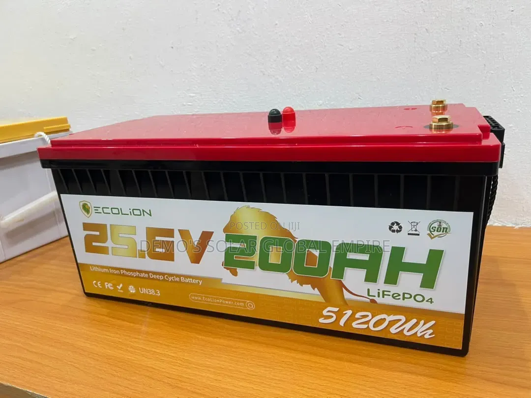 Eco-Lion Lithium Battery 5kwh 200A 24v