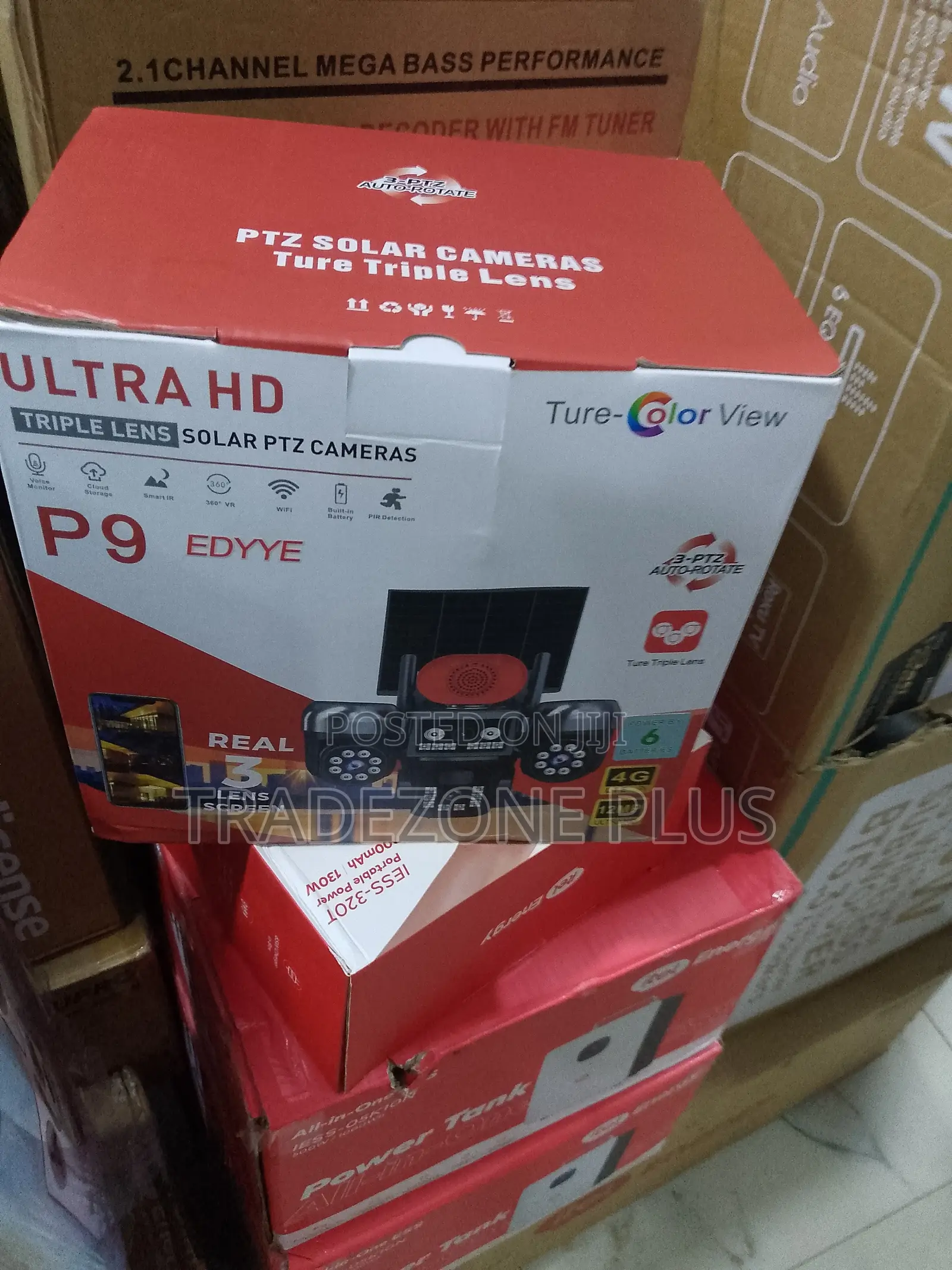 Solar CCTV PTZ Camera for Outdoor Security