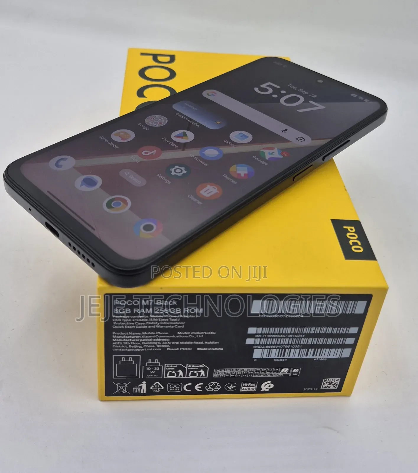 Xiaomi Poco M7 256 GB Black