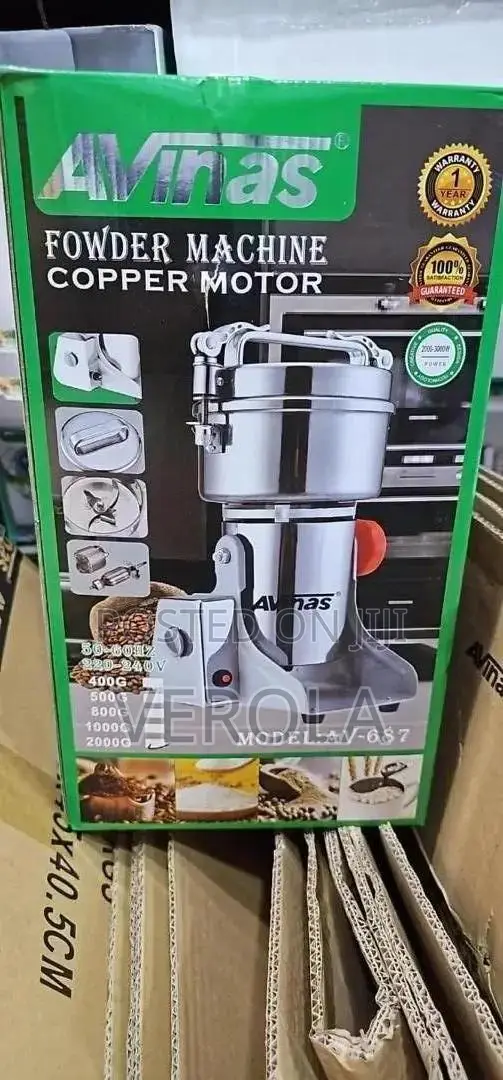Avinas 2000g Electric Powder Grinding Machine – Copper Motor