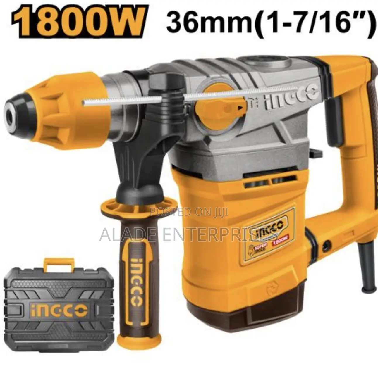 Ingco Hammer Drill, 1800 Watt, 36 Mm