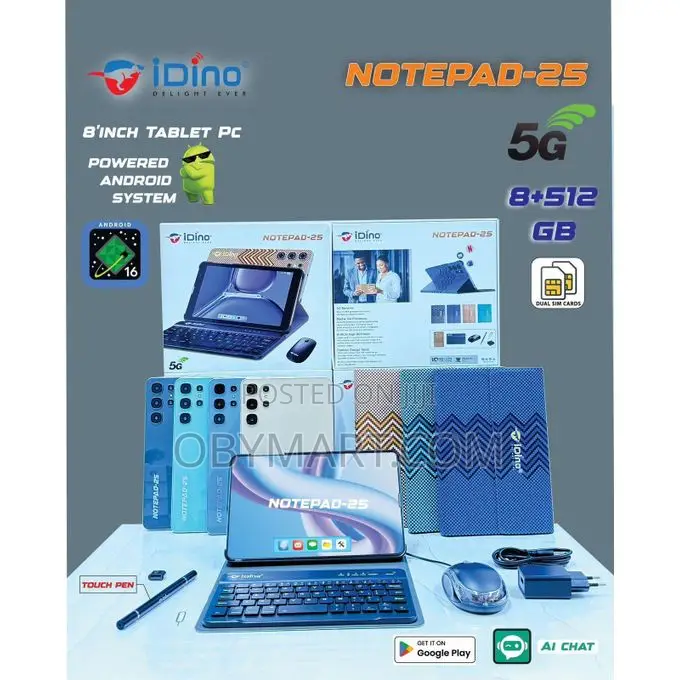 New Idino Notepad-25 512 GB Black