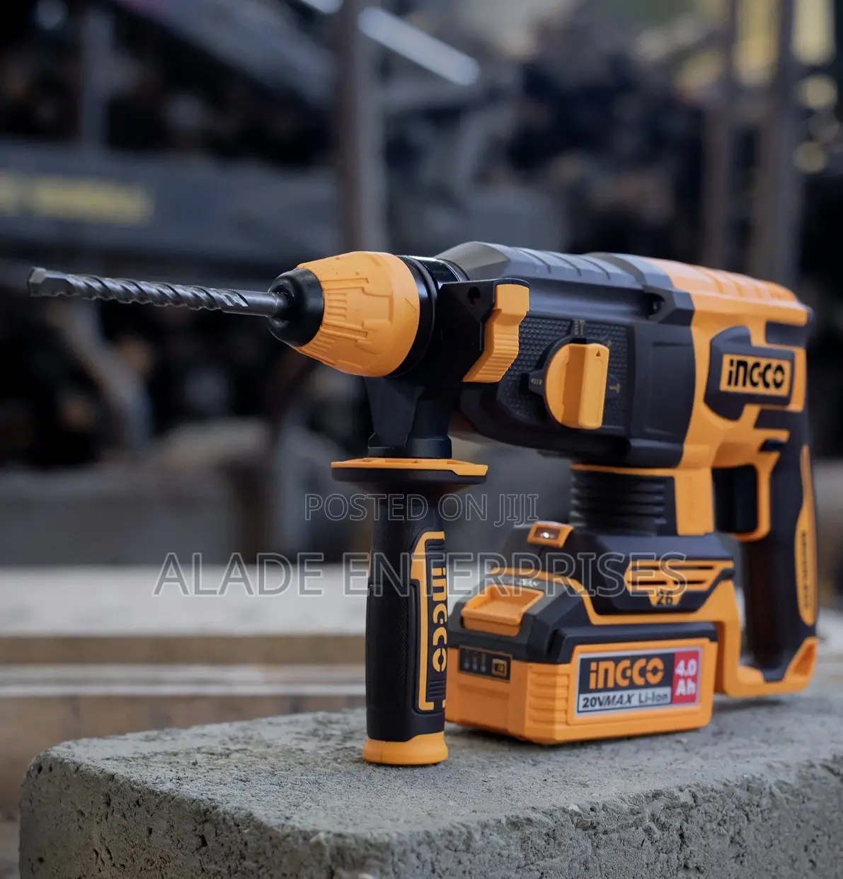 Ingco 26mm Cordless Rotary Hammer Drill – SDS Plus, Brushless
