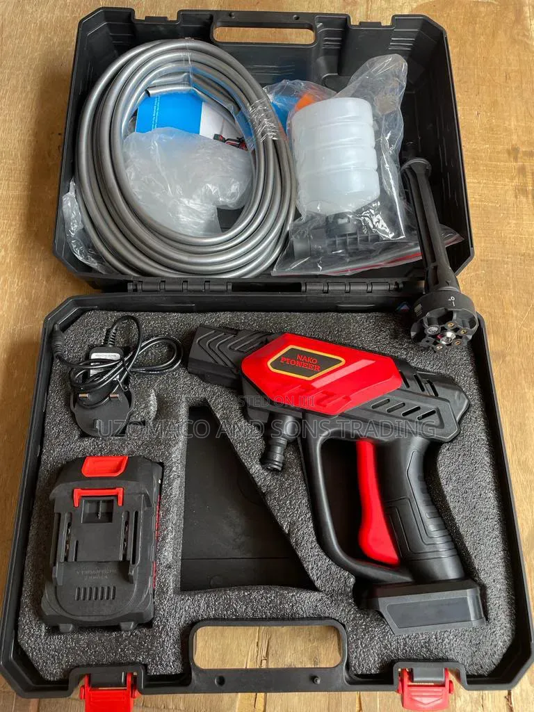 Rechargeable Battery Cordless High Pressure Washer Kit