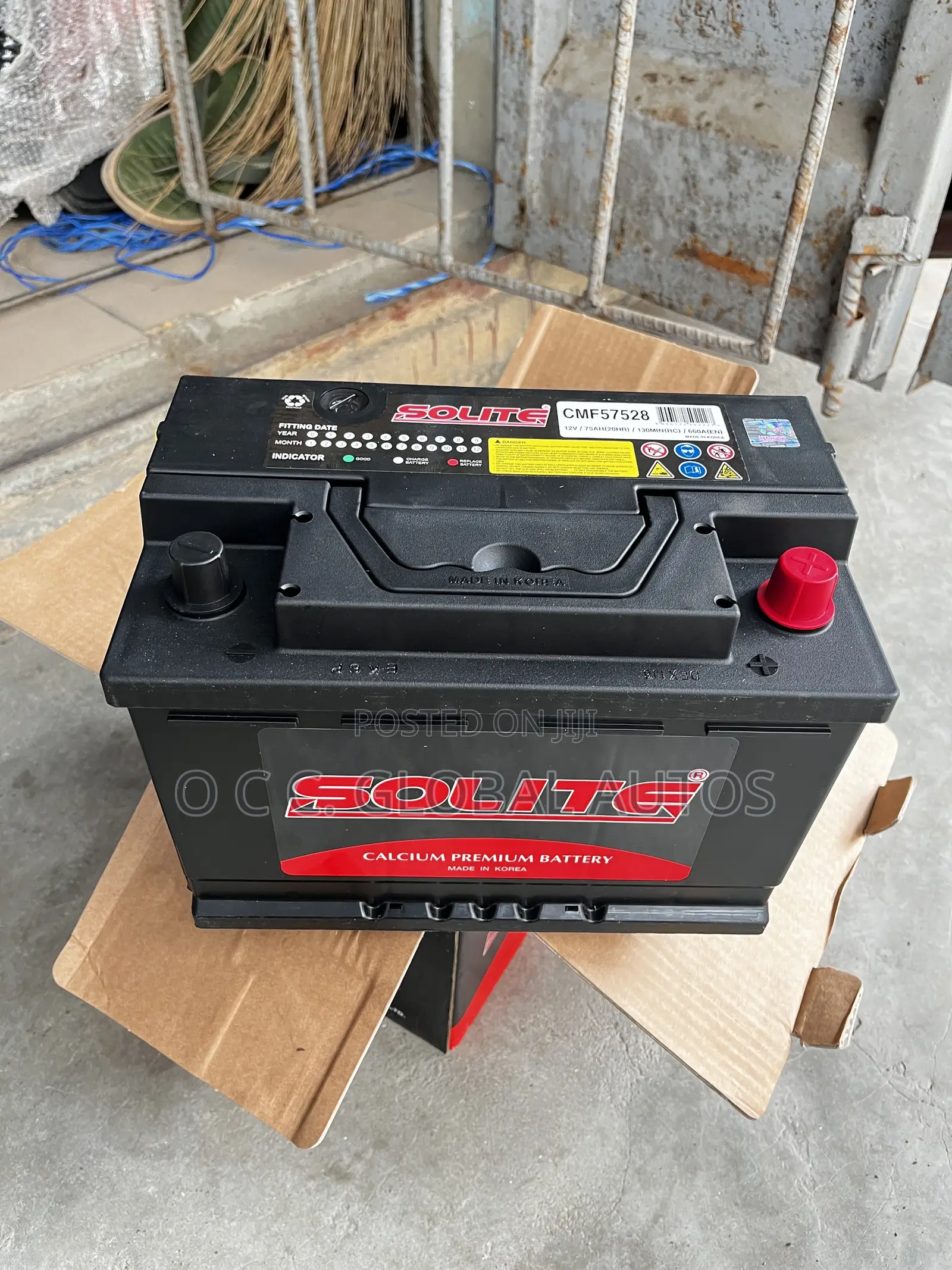 Original Solite Korea Battery 75ah 12v for Toyota and Lexus Cars