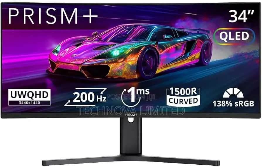 Prism + Pro X340 Pro 200hz Ultrawide Curve Monitor