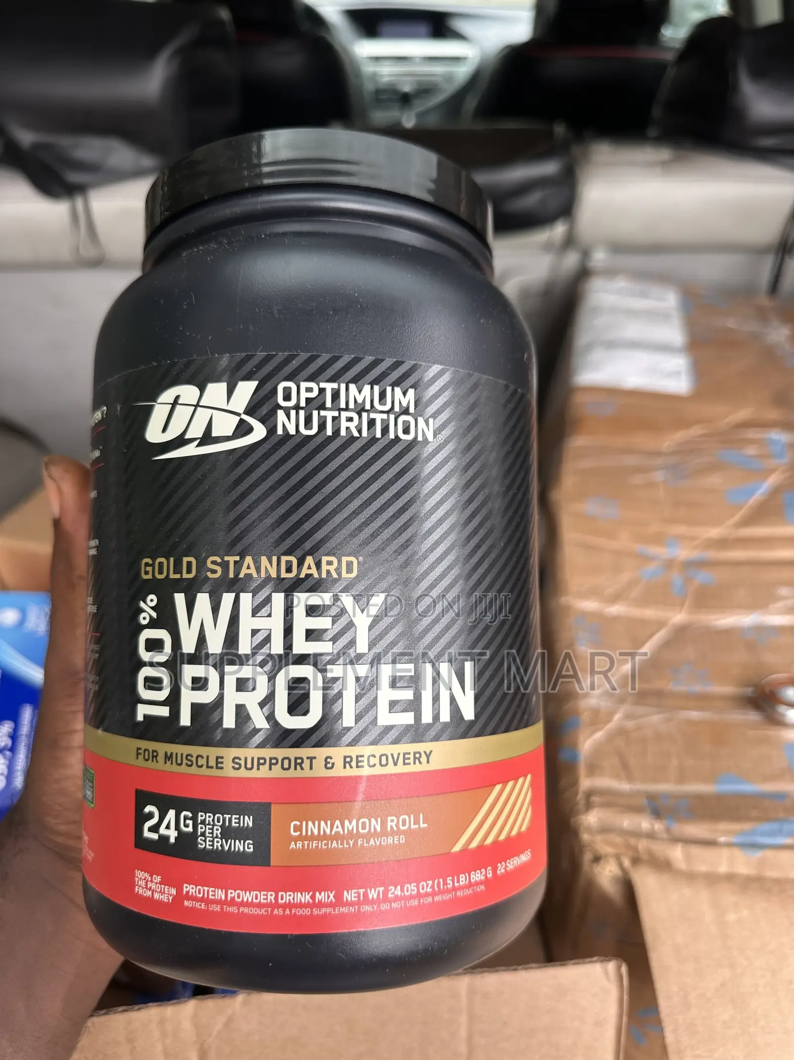 Original Optimum Nutrition Whey Protein Powder 1.5lbs