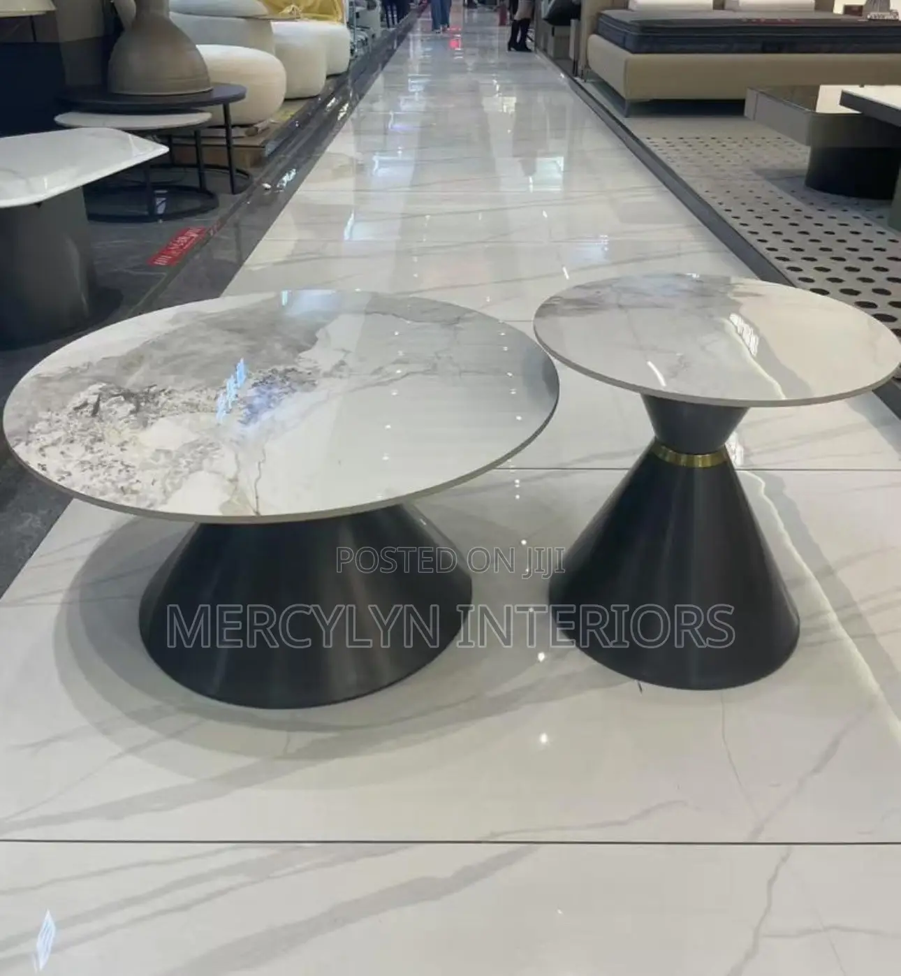 2 in 1 Marble Center Table