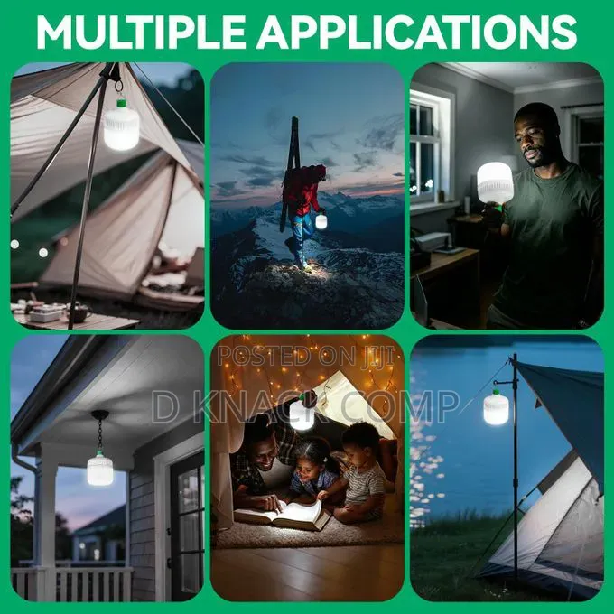 30W Rechargeable Touch Light Bulb, Emergency Lamp, Camping LED Light