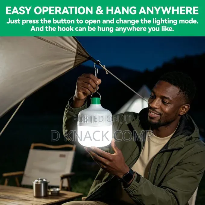 30W Rechargeable Touch Light Bulb, Emergency Lamp, Camping LED Light