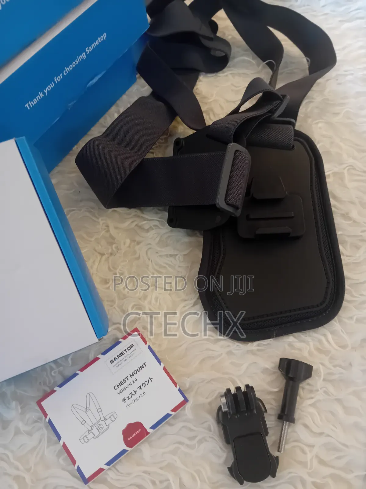 Sametop Chest Mount Harness Strap Chest Body Mount for GoPro DJI Osmo