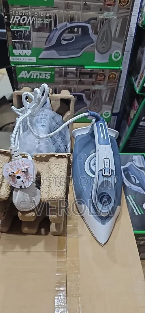 New AVinas Electric Steam Iron (Model: AV-5040)