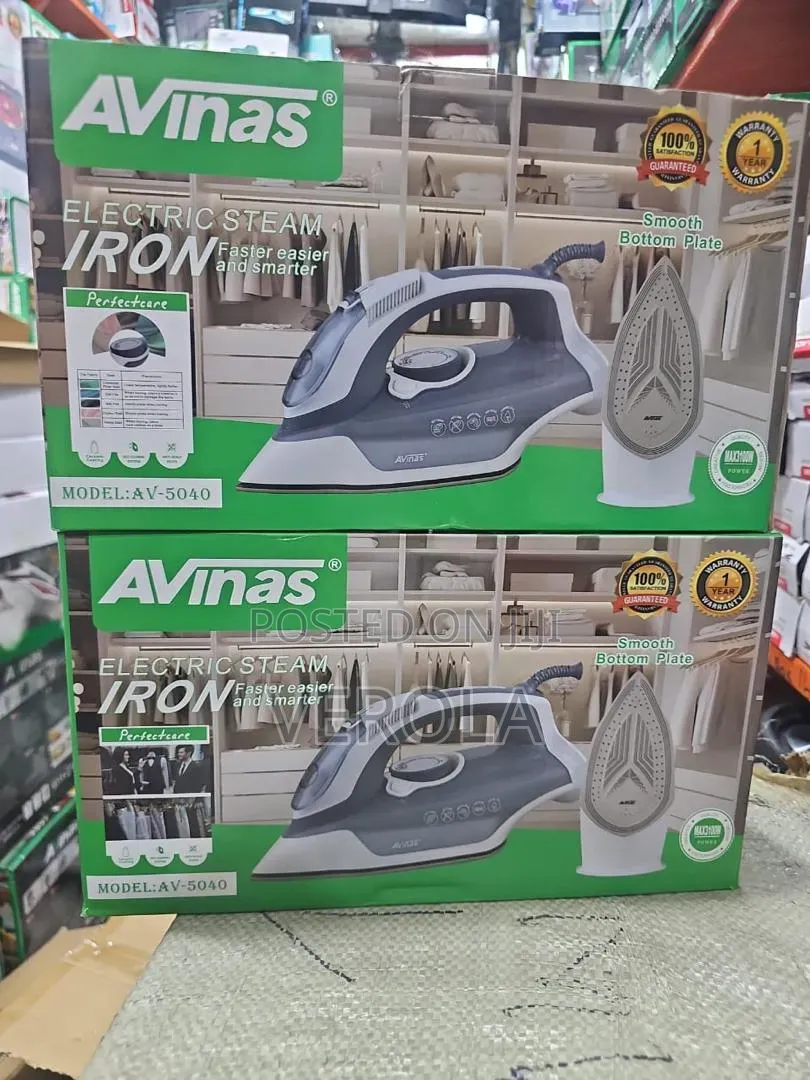 New AVinas Electric Steam Iron (Model: AV-5040)