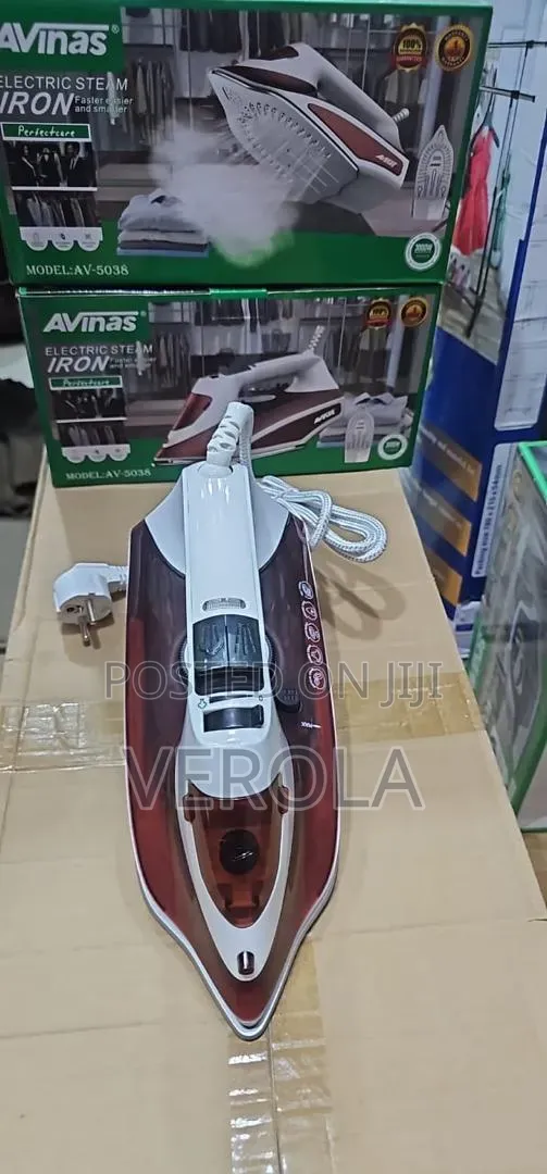 New AVinas Electric Steam Iron (Model: AV-5038