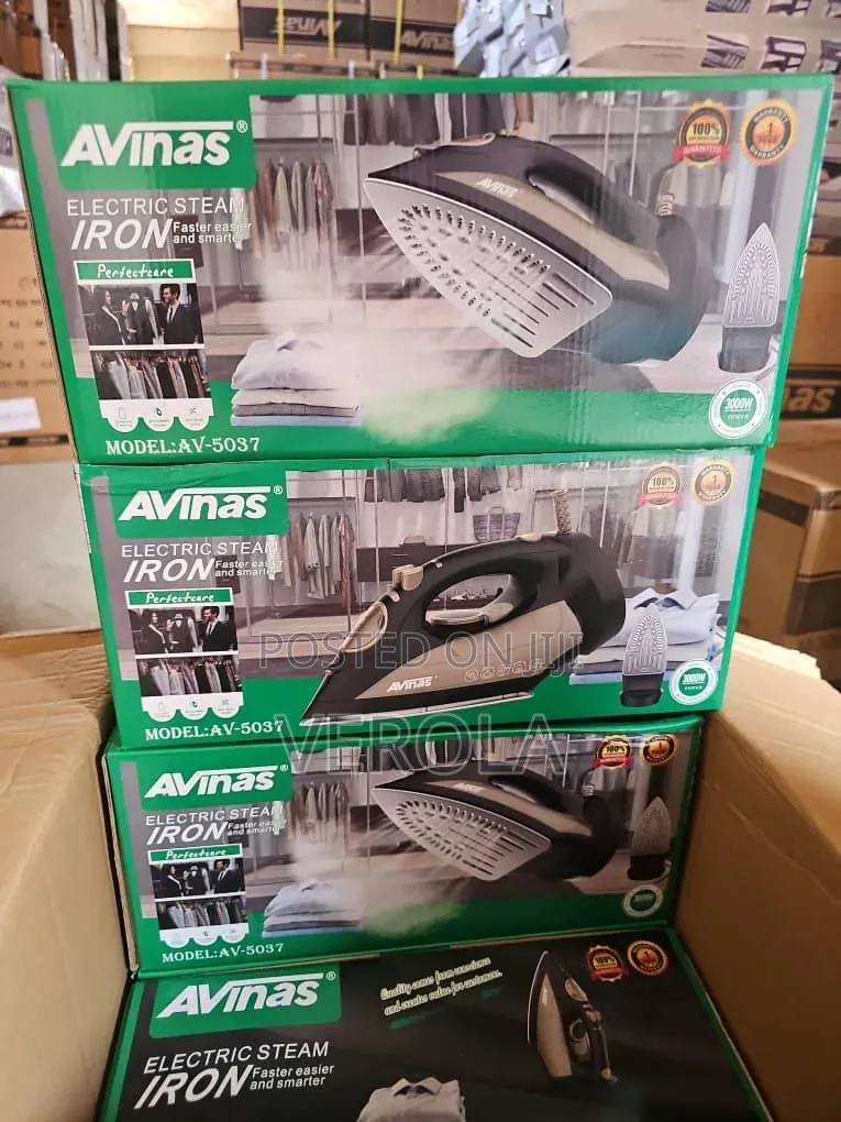 New AVinas Electric Steam Iron (Model: AV-5037)