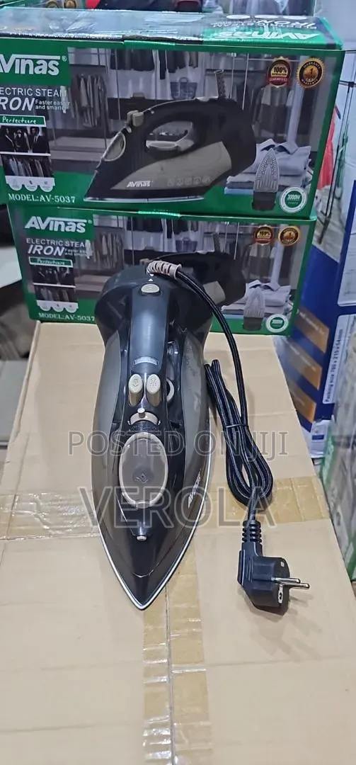 New AVinas Electric Steam Iron (Model: AV-5037)