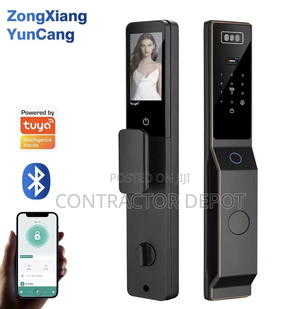 Latest Intelligence Multi-Language Tuya APP Smart Door Lock