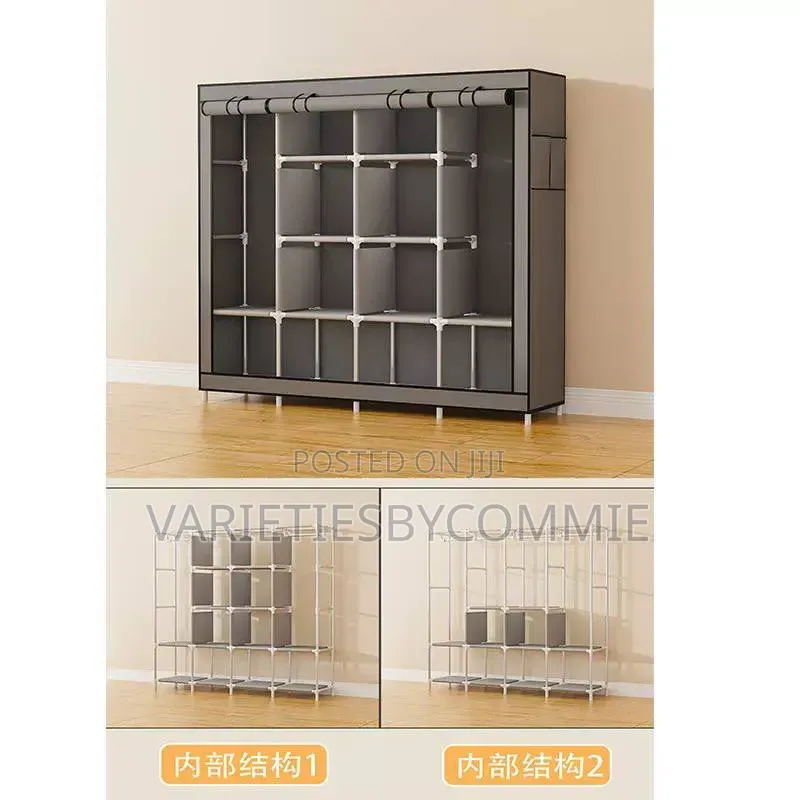 12 Compartments With 4 Doors Strong Dustproof Wardrobe