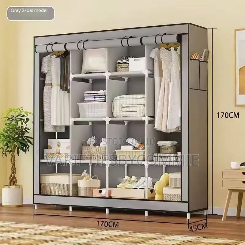 12 Compartments With 4 Doors Strong Dustproof Wardrobe