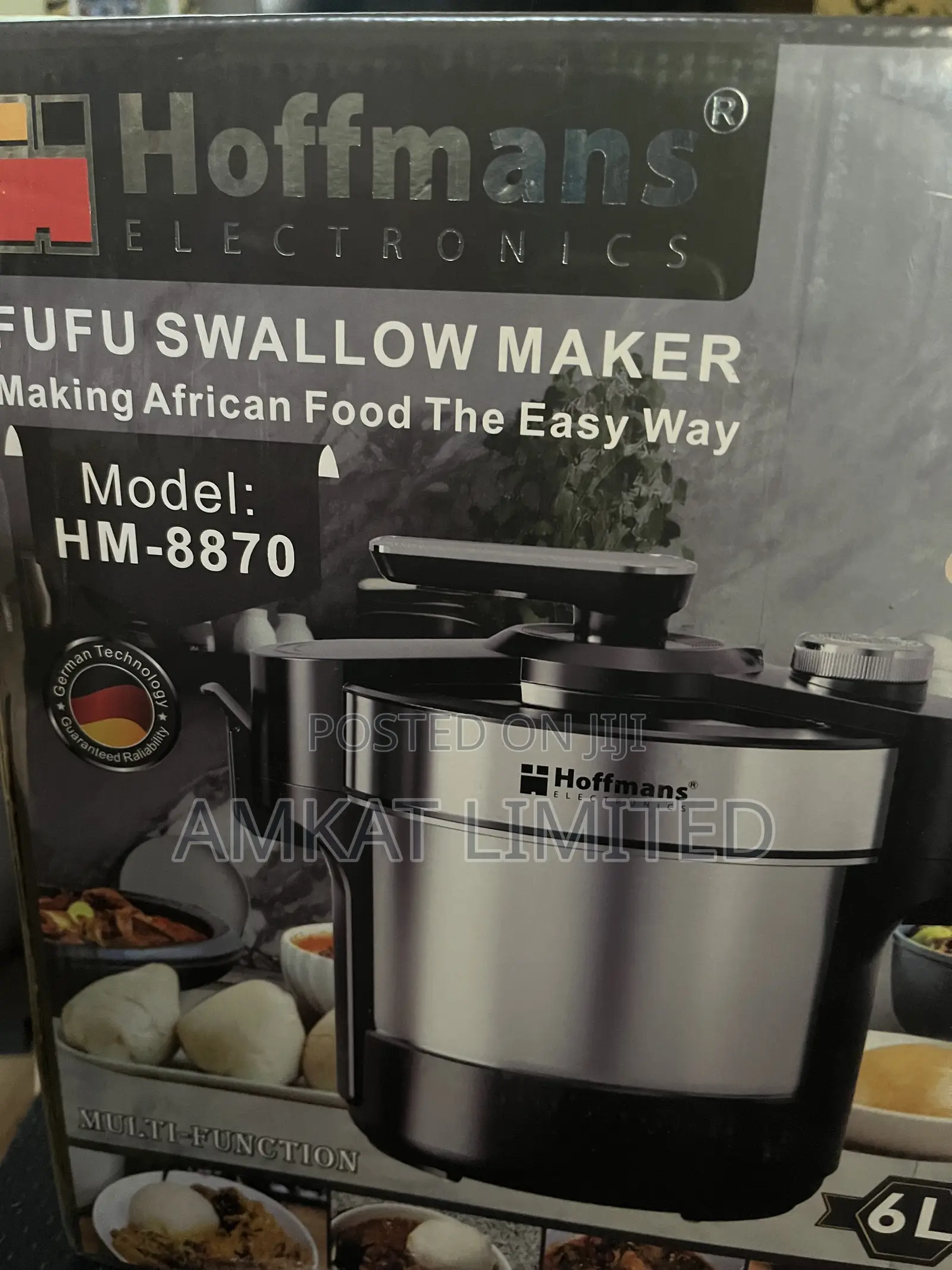 Hoffmans (Fufu Swallow Maker) -Black and Red Colour