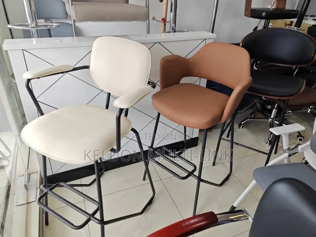 Quality Leather Bar Stop/Black/Cream/Brown/Foreign Bar Stool
