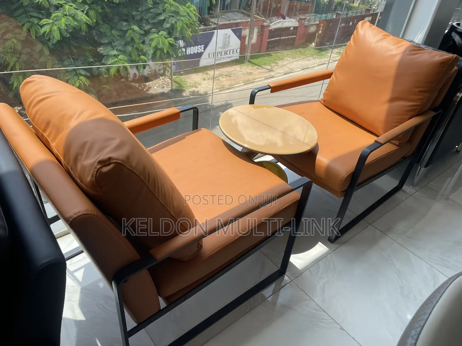 Balcony Single Seater’s Made of Leather , for Ur Corridor and Balcony