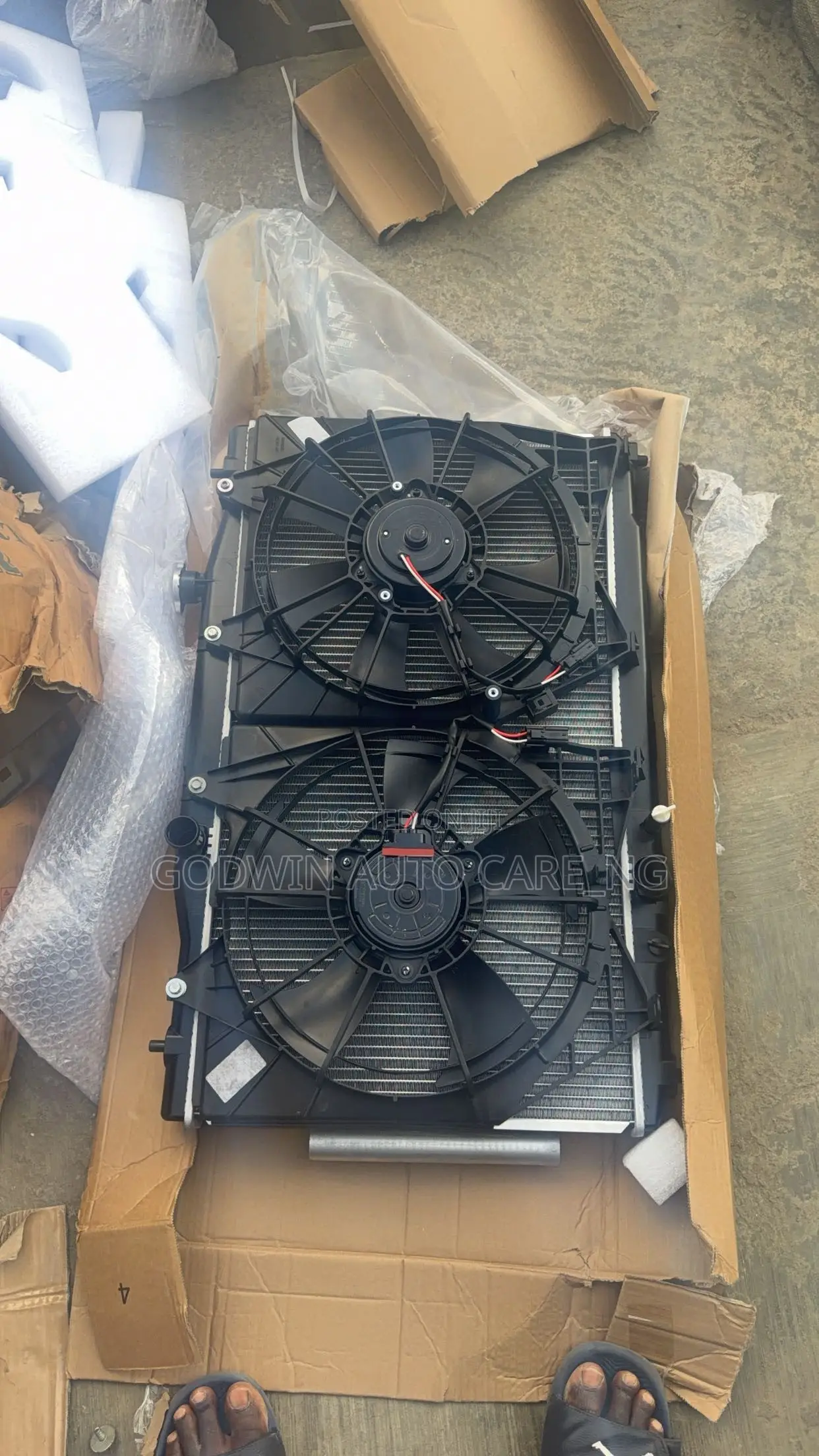 Complete Radiator Fan Condenser 2028 Honda Accord
