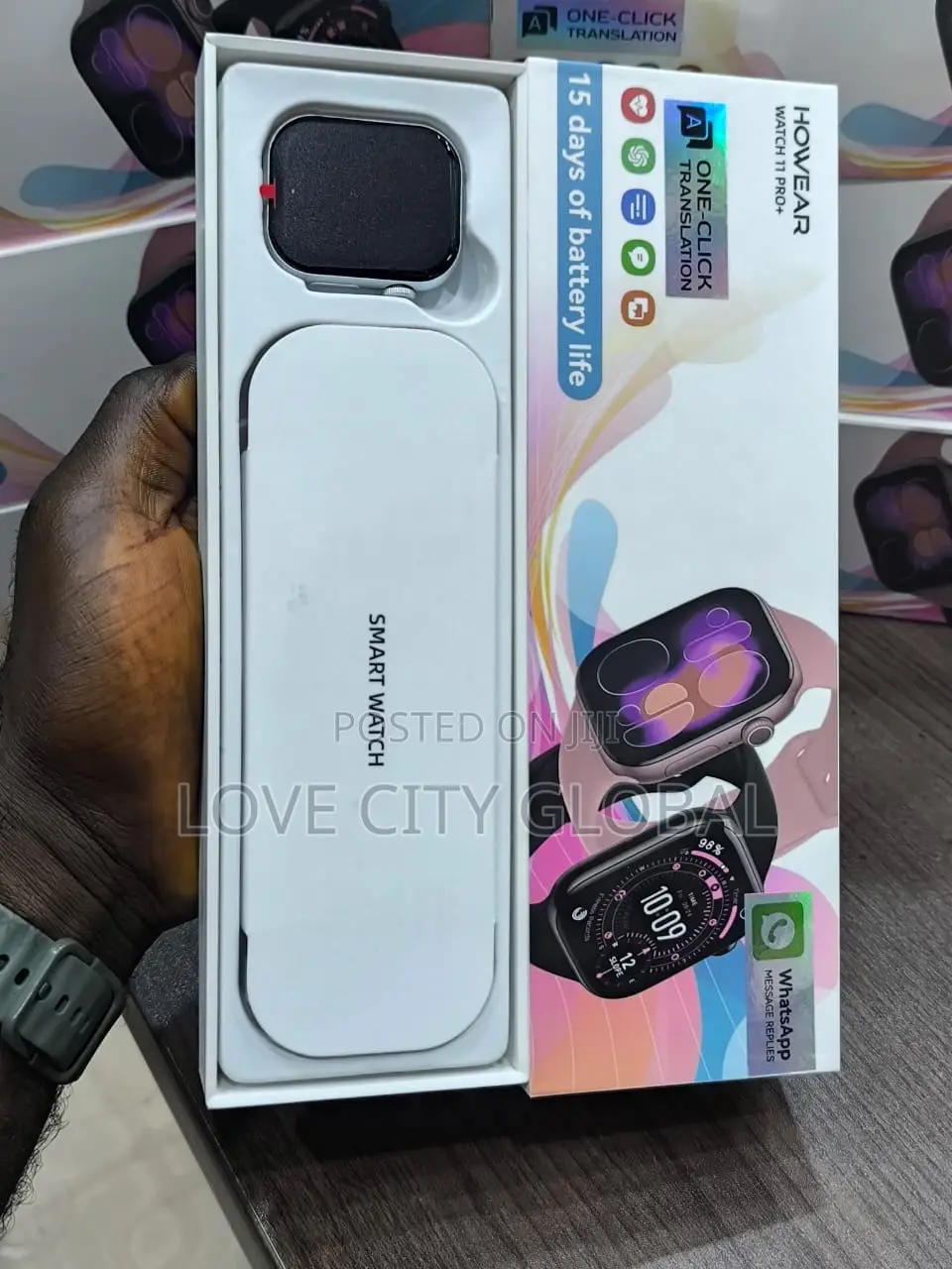 HOWEAR Watch 11 Pro+ Smart Watch HD Bt Call WhatsApp Message Reply