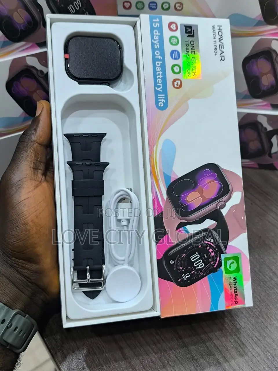 HOWEAR Watch 11 Pro+ Smart Watch HD Bt Call WhatsApp Message Reply