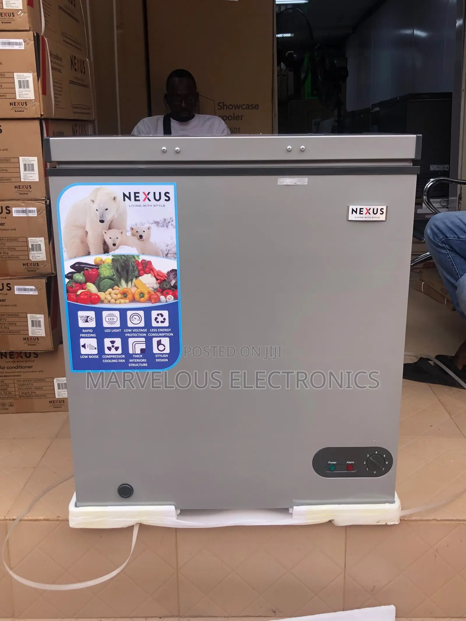 Brand New Nexus 160L Chest Freezer Full External Condenser Warranty