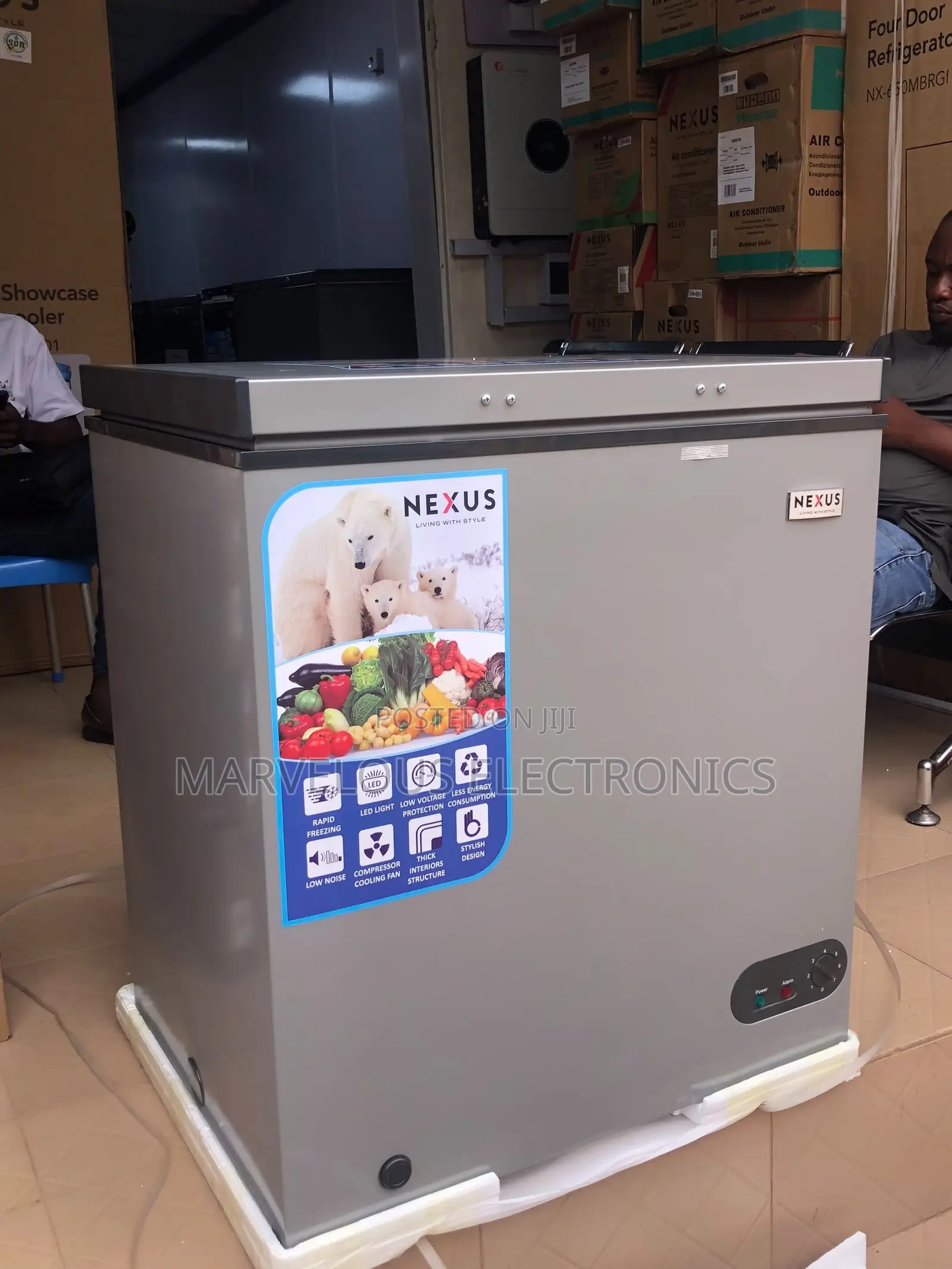 Brand New Nexus 160L Chest Freezer Full External Condenser Warranty