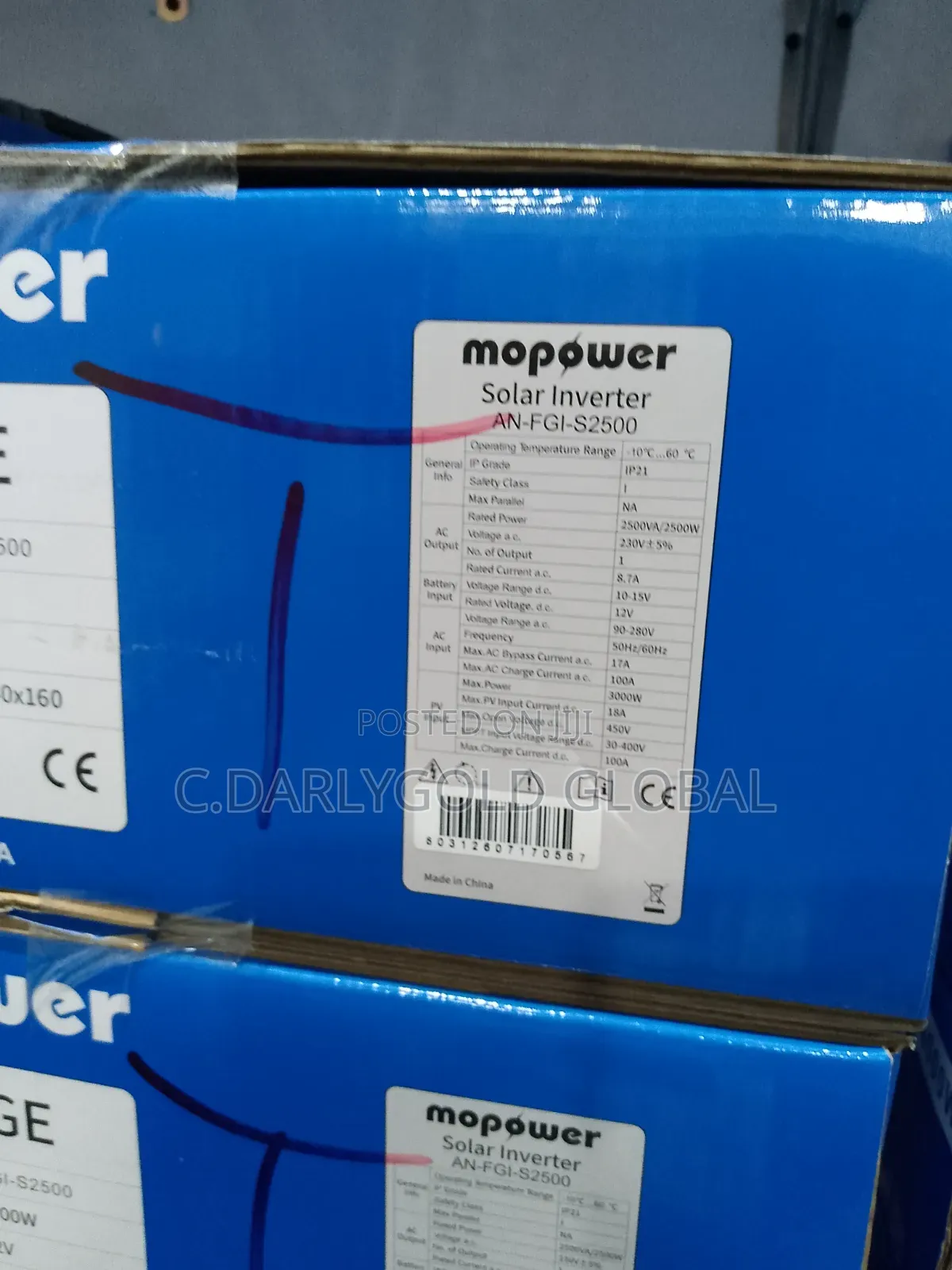 Mopower 2.5kva 12v Hybrid Inverter