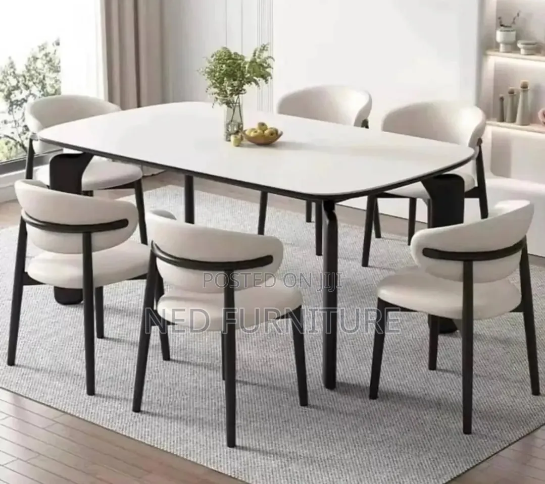 Quality Straight Leg Dining by 6 Seaters