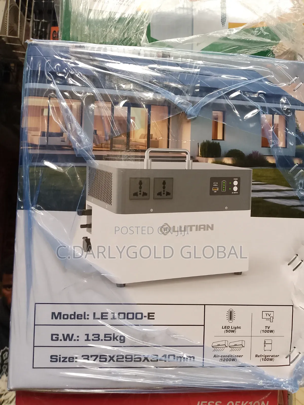 Lutian 960wh Battery/1200w Output Inverter