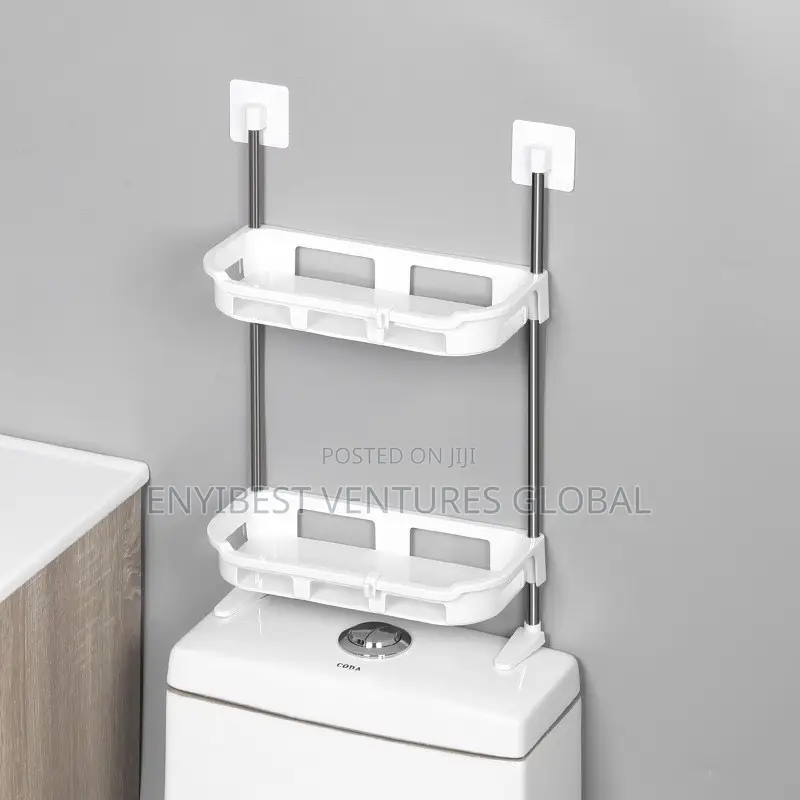2 Layers Above Toilet Tank Bathroom Accessories Organizer/Shelf